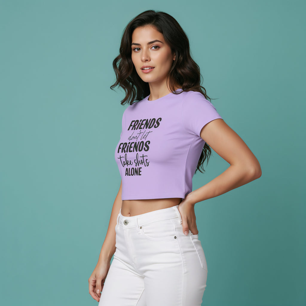 Women's Crop Top – Shot O’Clock
