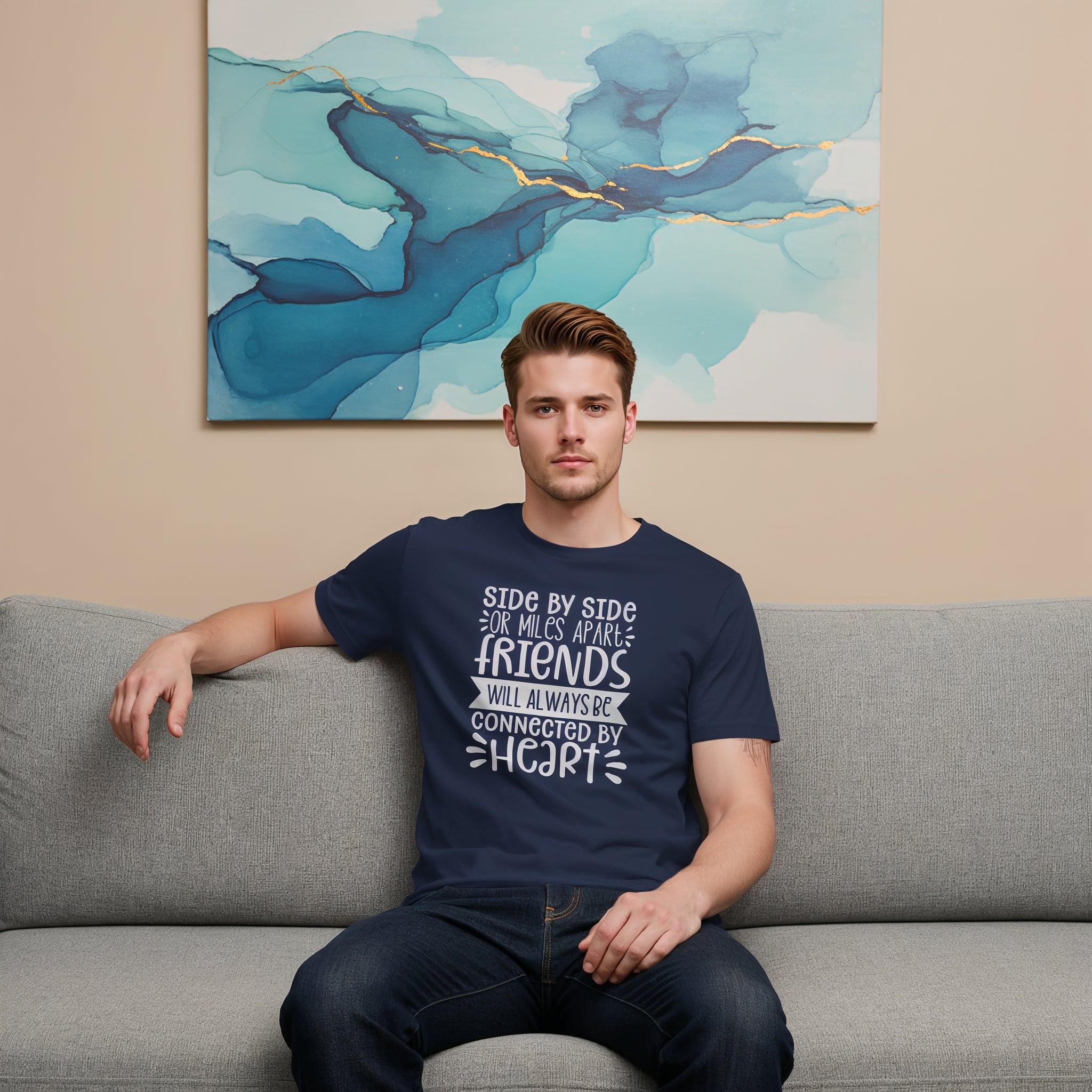 Men’s Regular T-Shirt – Heartline Bond