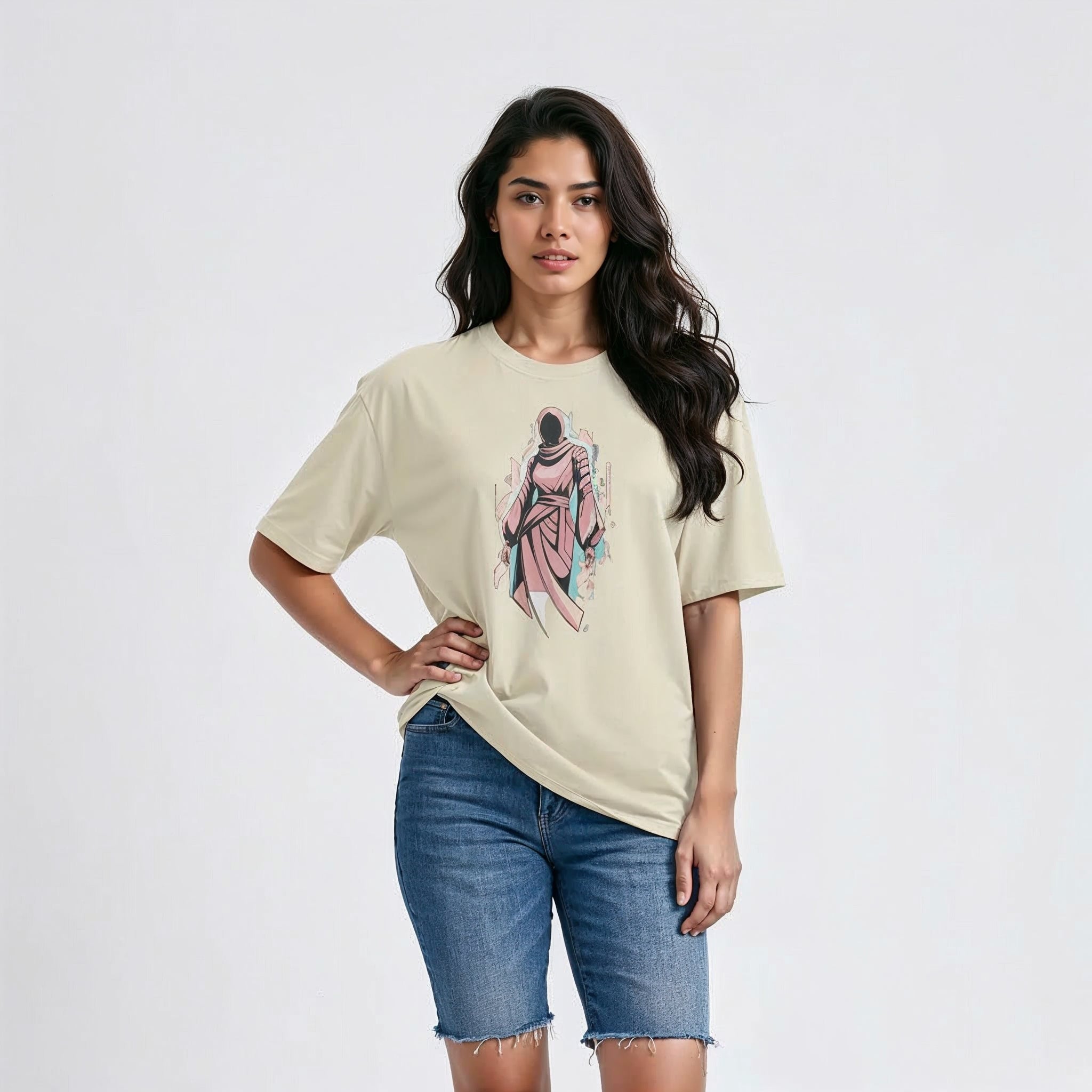 Women’s Oversized T-Shirt – Silent Drift