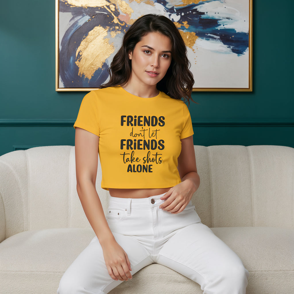 Women's Crop Top – Shot O’Clock