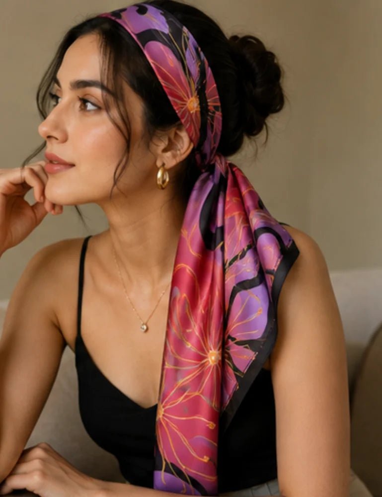 Women's Scarf -  Color Weave