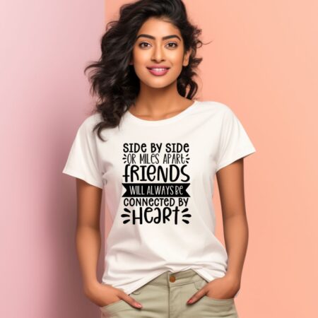 Women's Friendship Quote Printed T-Shirt