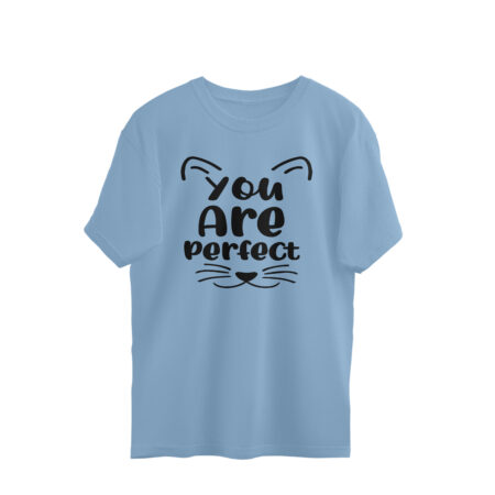 Men's You Are Perfect Design Printed Oversized T-Shirt