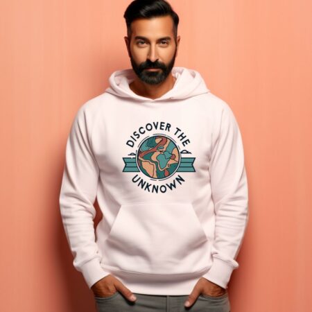Men's Discover The Unknown Graphics Printed Hoodies