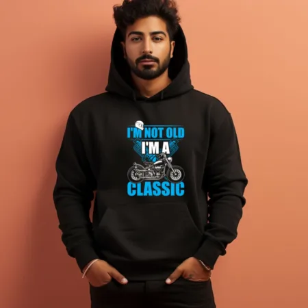 Men's I'm Not Old I'm A Classic Graphics Printed Hoodies