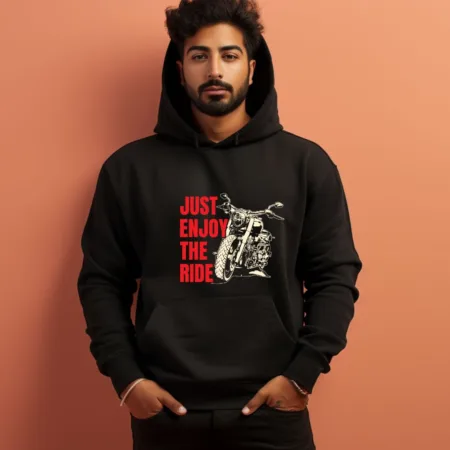 Men's Just Enjoy The Ride Graphics Printed Hoodies