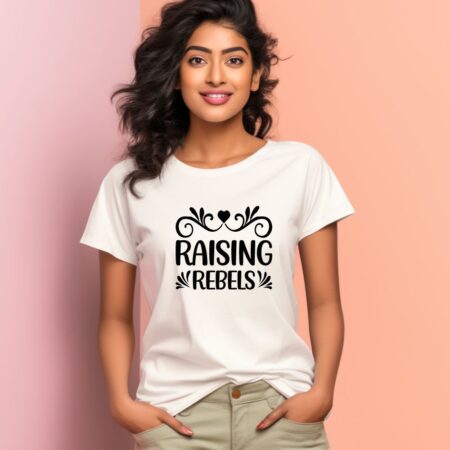 Women's Raising Rebels Graphics Printed T-Shirt