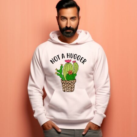 Men's Not A Hugger Sarcastic Quotes Hoodies