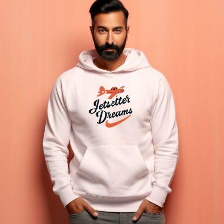 Men's Jetsetter Dreams Graphics Printed Hoodies