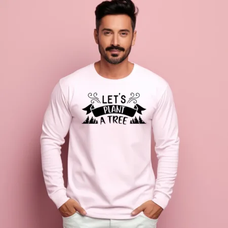 Men's Let's Plant A Tree Graphics Printed Sweatshirts