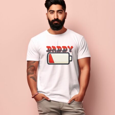 Men's Daddy Design Printed T-Shirt