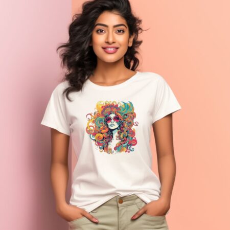 Women's feeling groovy Graphics Printed T-Shirt