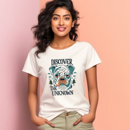 Women's Discover the Unknown Graphics Printed T-Shirt