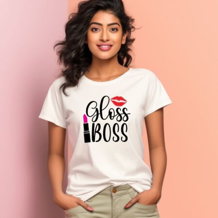 Women's Gloss Boss Graphics Printed T-Shirt