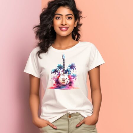 Women's Floral Elegance Graphics Printed T-Shirt