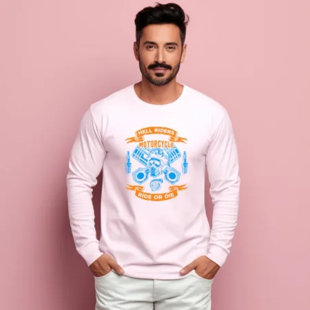Men's Hell Riders Motorcycle Ride Or Die Graphics Printed Sweatshirts
