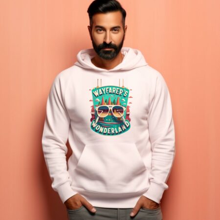 Men's Wayfarer's Wonderland Graphics Printed Hoodies