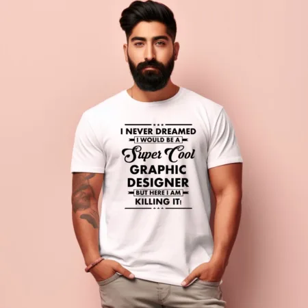 Men's Graphic Designer Design Printed T-Shirt