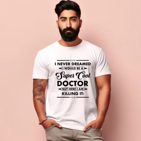 Men's Doctor Design Printed T-Shirt