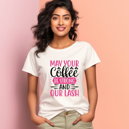 Women's Make Your Coffee Design Printed T-Shirt