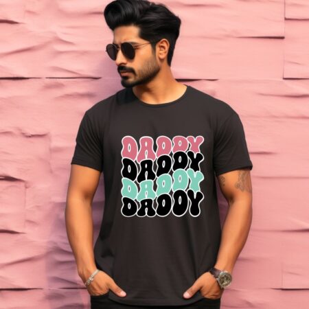 Men's Daddy Design Printed T-Shirt