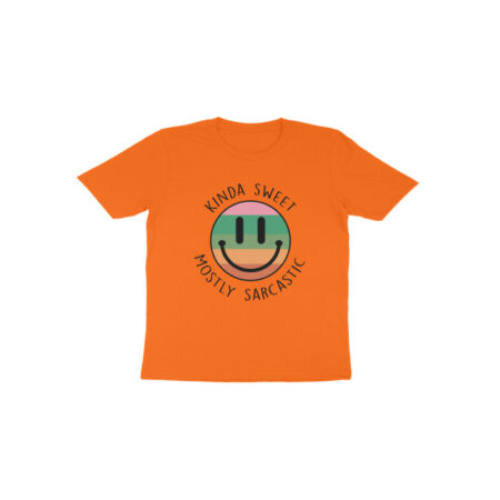 Toddler's Kinda Sweet Mostly Sarcastic Sarcastic Design T-Shirt