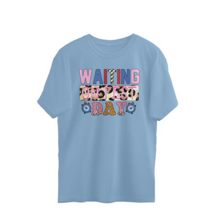 Women's Waiting on Fest Day Graphics Printed Oversized T-Shirt