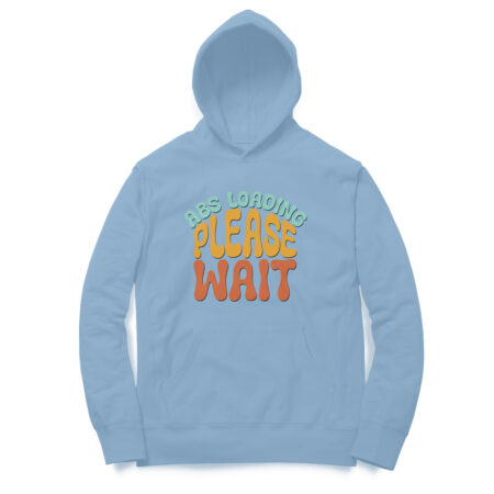 Women's ABS Loading Please Wait Graphics Printed Hoodies
