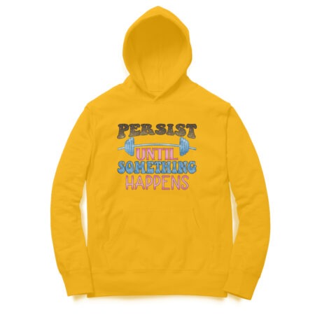 Women's Persist Until Something Happens Graphics Printed Hoodies