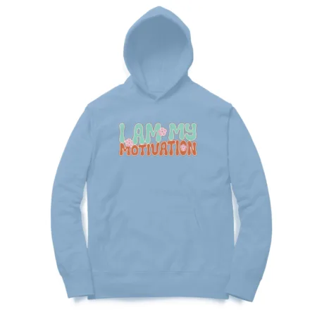 Women's I Am My Motivation Graphics Printed Hoodies