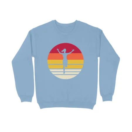 Women's Morning Yoga Graphics Printed Sweatshirts