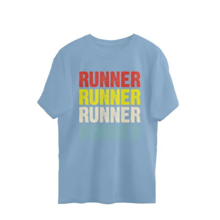 Women's Running Running Graphics Printed Oversized T-Shirt