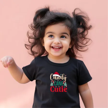 Toddler's Candy Cane Cutie Graphics Printed T-Shirt