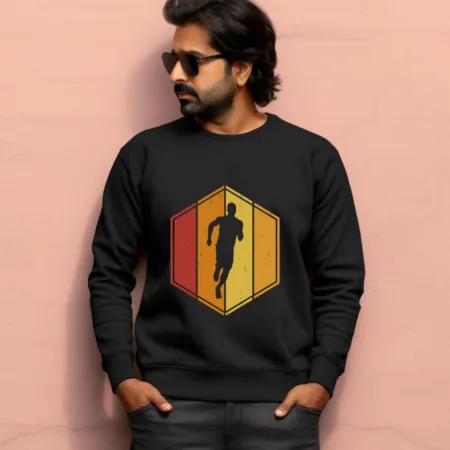 Men's Running Dad Graphics Printed Sweatshirts