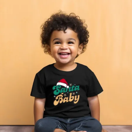 Toddler's Santa Baby Graphics Printed T-Shirt