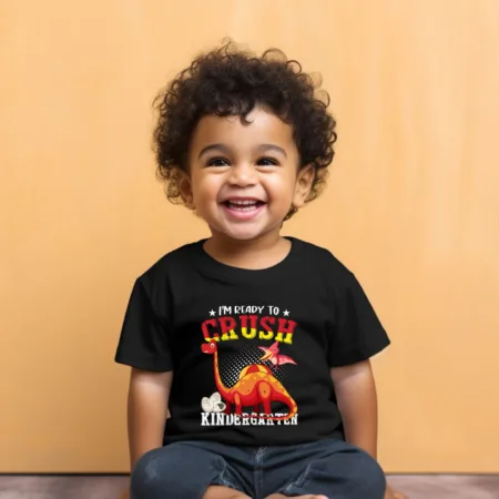 Toddler's I'm Ready To Crush Kindergarten Graphics Printed T-Shirt