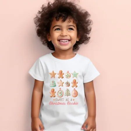 Toddler's Sweet As A Christmas Cookie Graphics Printed T-Shirt