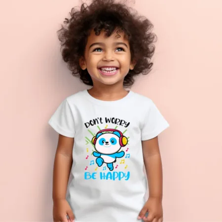 Toddler's Don't Worry Be Happy Graphics Printed T-Shirt
