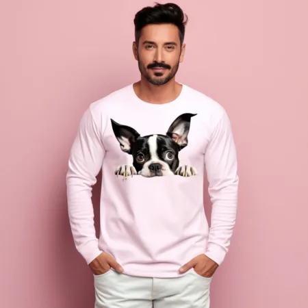 Men's Boston Terrier Graphics Printed Sweatshirts