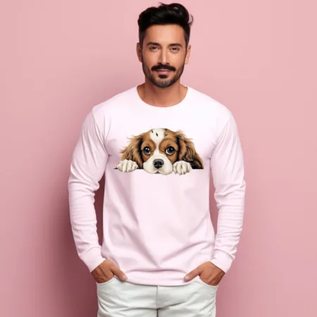 Men's Cavalier King Charles Spaniel Graphics Printed Sweatshirts