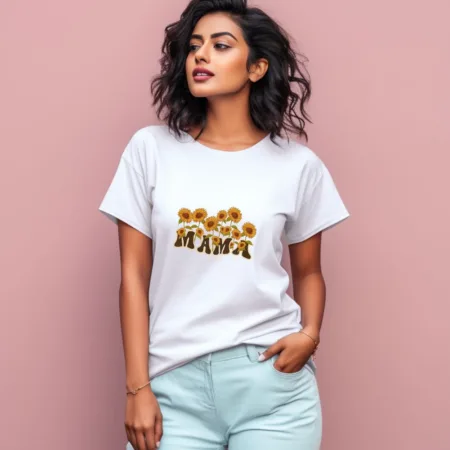 Women's Mama Graphics Printed T-Shirt