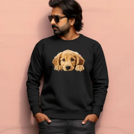 Men's Golden Retriever Graphics Printed Sweatshirts