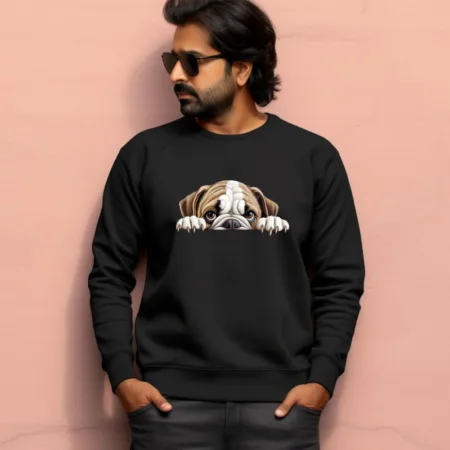 Men's Bulldog Graphics Printed Sweatshirts