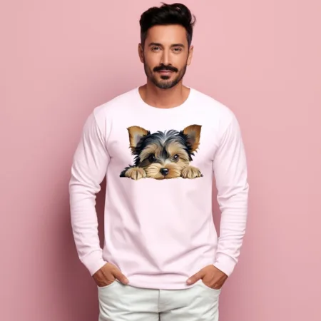 Men's Yorkshire Terrier Graphics Printed Sweatshirts