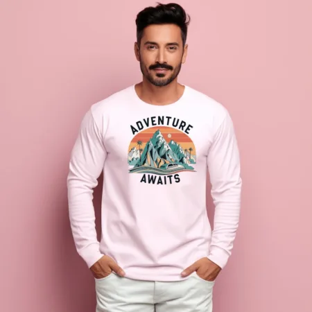 Men's Adventure Awaits Graphics Printed Sweatshirts