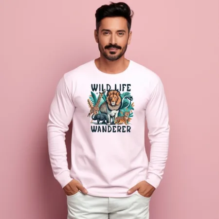 Men's Wild Life Wanderer Graphics Printed Sweatshirts