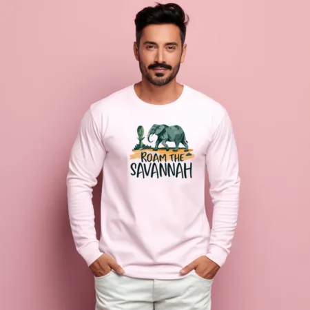 Men's Roam The Savannah Graphics Printed Sweatshirts