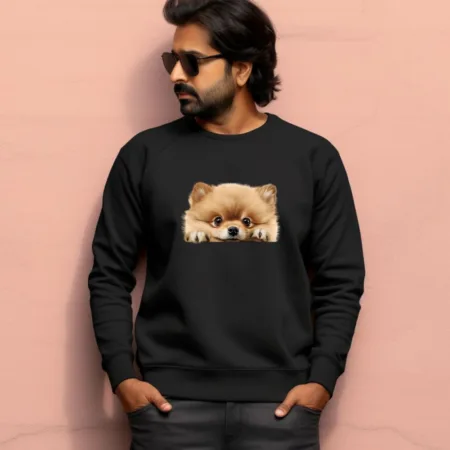 Men's Pomeranian Graphics Printed Sweatshirts