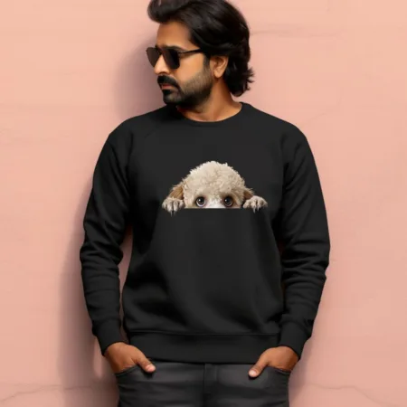 Men's Poodle Graphics Printed Sweatshirts