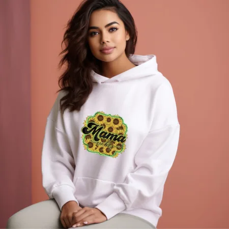 Women's Mama Vibes Graphics Printed Hoodies